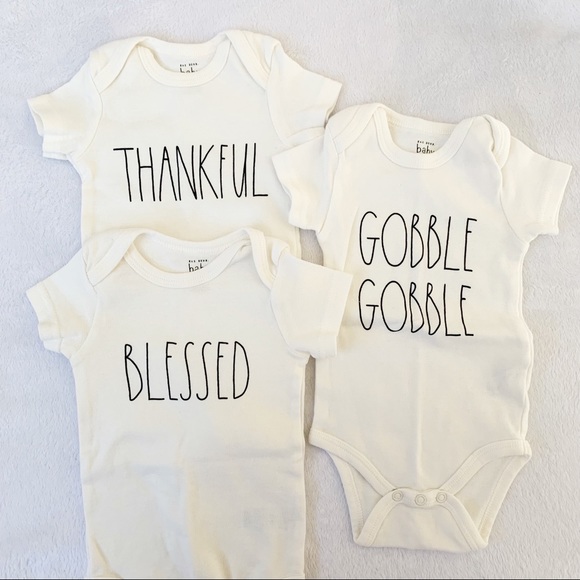 Rae Dunn Other - NWOT Rae Dunn Onesies - Set of 3